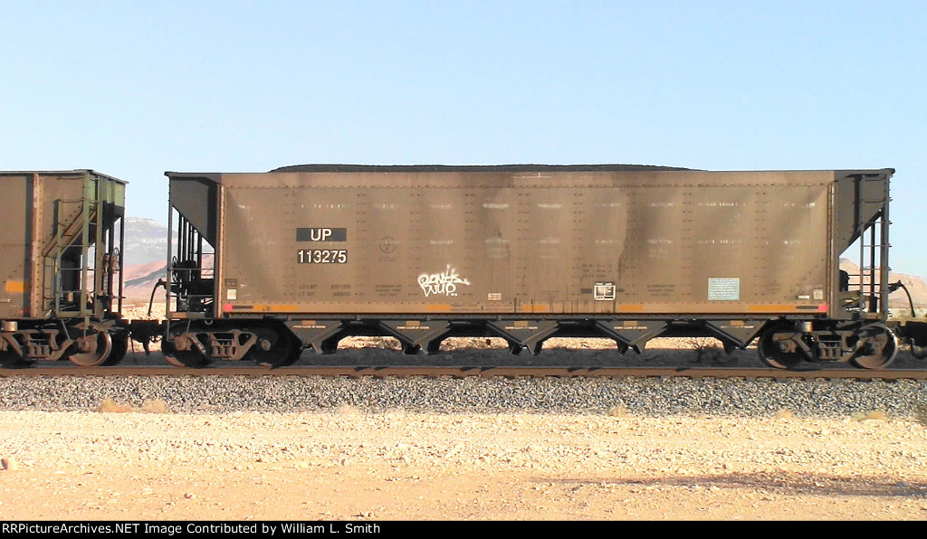 WB Loaded Coal Hooper Frt at Erie NV W-Pshr -57